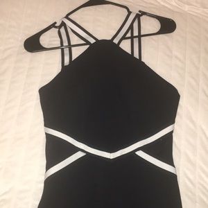 Emerald Sundae Women’s Black and White Dress